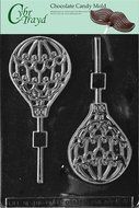 Cybrtrayd K046 Hot Air Balloon Lolly Chocolate Candy Mold with Exclusive Cybrtrayd Copyrighted Chocolate Molding...