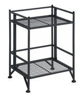 Convenience Concepts Designs-2-Go 3-Tier Folding Metal Corner Shelf, White N44