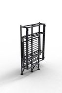 Convenience Concepts Designs-2-Go 3-Tier Folding Metal Corner Shelf, White N45