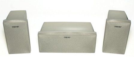 3 Piece SONY SURROUND SOUND SPEAKERS Front or Rear + Center SS-MSP75 + SS-CNP75 N2