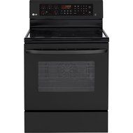 LG LRE3083SB30" Smooth Black Electric Smoothtop Range - Convection N2