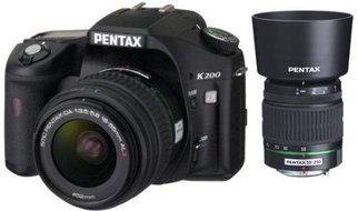 PENTAX digital SLR camera K200D double zoom Kit