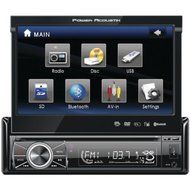 POWER ACOUSTIK PTID-8920B 7&quot; Single-DIN In-Dash Motorized Touchscreen LCD DVD Receiver with...