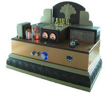 The Time Traveler's Amp Victorian Model Bluetooth Vacuum Tube Hybrid Stereo Amplifier N2