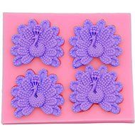 Let'S Diy Peacock Shape Moulds Lace 3D Silicone Mold For Candy Jelly DIY Sugarcraft Mould Cookware Dining Bar... N3