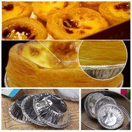 150pcs Disposable Aluminum Foil Baking Cookie Muffin Cupcake Egg Tart Mold Round Cake Cooking Tools Chocolate... N5
