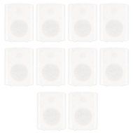 Theater Solutions TS425ODW Indoor or Outdoor Speakers Weatherproof Mountable White 5 Pair Pack