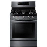 Samsung Appliance NX58J7750SG 30" True Convection Gas Range with 5.8 Cu. Ft. Oven Capacity in Black Stainless N2