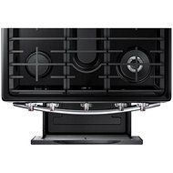 Samsung Appliance NX58J7750SG 30" True Convection Gas Range with 5.8 Cu. Ft. Oven Capacity in Black Stainless N3