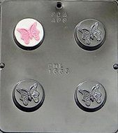 Butterfly Oreo Cookie Sandwich Chocolate Candy Mold 1663