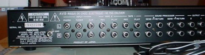 Nikko 50II Beta Stereo Pre-Amplifier N2