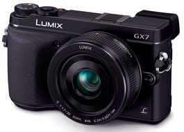 Panasonic Mirrorless Interchangeable lens Digital Camera Lumix GX7 16.0 MP with 20mm f/1.7 lens Kit DMC-GX7C-K...