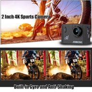 Andoer 2" Sports Action Camera 4K 24fps 1080P 60fps 5X Zoom 20MP Full HD 170&deg; Wide-angle Lens Built-in Gyro Anti-Shake... N12