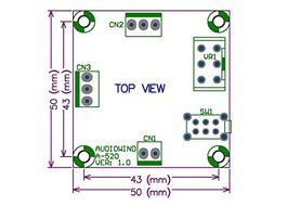 Electronics-Salon 2-Chl 0.7 Watt Audio Amplifier Module, Based on NJM2073 N5