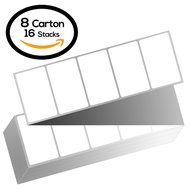 4 x 2 Fanfold Zebra Compatible Direct Thermal Labels (8 Cartons) for Zebra Printer GC420d GC420t GK420d GK420t...