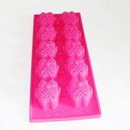 X-Haibei Cute Owl Soap Candy Chocolate Jello Ice Cube Silicone Mold Kids Shower Favors N2