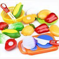Kid Educational Toy,BeautyVan 12PC Cutting Fruit Vegetable Pretend Play Children Kid Educational Toy N4