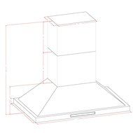 AKDY&reg; 48" Stainless Steel Dual Motor Island Mount Range Hood Touch Screen Display Baffle Filter Ductless Vent N4