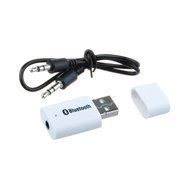 LBRNO USB Bluetooth Music Audio Stereo Receiver Fit for Car AUX in Home MP3 Speaker iPhone White N2