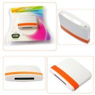 JoyiQi wireless bluetooth A2DP audio music receiver and adapter(white with LED indicator) for iPod iPhone iPad...