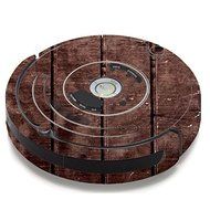Skin Decal Vinyl Wrap For IRobot Roomba 650 655 Vacuum / Wood Floor