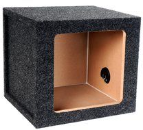 Atrend 15ks Single 15-Inch Sealed Square Solo Baric L7 or L5 Car Subwoofer Enclosure N2
