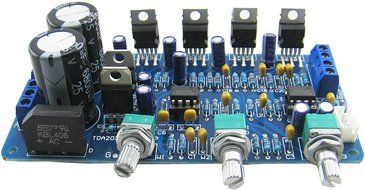 Yeeco Dual AC/DC 12V Super bass TDA2030A 2.1 digital amplifier board DIY power Audio Stereo amp N6