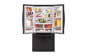 LG LFC22770SB 22.0 Cu. Ft. Smooth Black French Door Refrigerator - Energy Star N4
