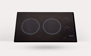 Kenyon B41579L Lite-Touch Q 2-burner Trimline Cooktop Landsacpe, black with touch control - two 6 . 5 inch 208V UL