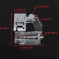 Great deal USEFUL New Snap-on Adjustable Bias Binder Foot For Brother Singer Janome Sewing Machine N3
