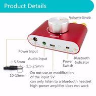 Mini Power Amplifier, ELEGIANT 30Wx2 High Power Stereo Hifi Bluetooth Dual Channel Audio/Car Amplifier w/ 3.5mm... N10