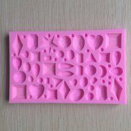 Anyana Jewel Gemstone Mat Silicone Fondant Mold Cake Decorating Pastry Gum Pastry Tool Kitchen Tool Sugar Paste... N4