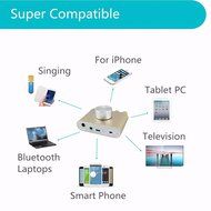 Mini Power Amplifier, ELEGIANT 30Wx2 High Power Stereo Hifi Bluetooth Dual Channel Audio/Car Amplifier w/ 3.5mm... N15