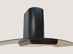 NT AIR Range Hood Wall Mounted Black 36" KA-144-BLK-CLG NT AIR. Made in Italy.