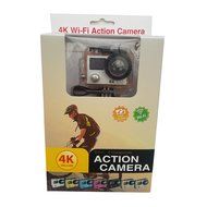 360VR 4K UItra 1080P60 FULL HD Dual Color Display Screen Waterproof WIFI Sport Action Camera Bundle with Accessories... N8