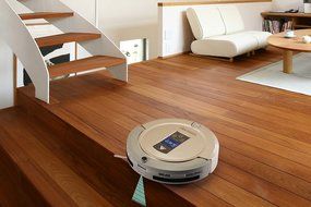 Amtidy A325 Robotinc Intelligent Robotic Vacuum Cleaner Sweep, Vacuum, Dry Mopping and Sanitize (Light Golden) N3