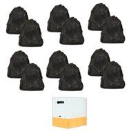 Acoustic Audio G4RS Granite Rock Speakers 6 Pair Pack and Wire Outdoor Weatherproof
