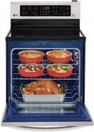 LG LRE3027ST 6.3 cu. ft. Capacity Electric Single Oven Range With Infrared Grill, Smart ThinQ in Stainless Steel. N4