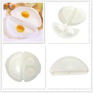 1pcs Useful Two Eggs Microwave Omelet Cooker Pan Microweavable Cooker Omelette Eggs Steamer Home Kitchen N2