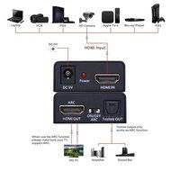 Tensun HDMI to HDMI ARC Adapter with Optical TOSLINK SPDIF Audio Output, HDMI Audio Extractor Converter Support... N7