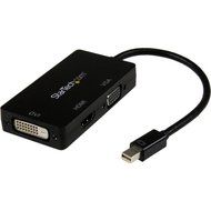 STARTECH.COM MDP2VGDVHD / Mini DisplayPort to VGA / DVI / HDMI Adapter - 3-in-1 mDP Converter... N2