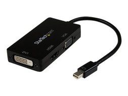 STARTECH.COM MDP2VGDVHD / Mini DisplayPort to VGA / DVI / HDMI Adapter - 3-in-1 mDP Converter... N3