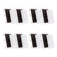 Theater Solutions CS8W In Wall 8&quot; Speakers Surround Sound Home Theater 4 Pair Pack 4CS8W
