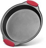 Elite Bakeware 3 Piece NonStick Cake Pans Set with Silicone Handles - Easy Release Non Stick Coating - Wide Round... N3