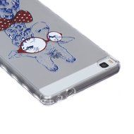 Huawei P8 Lite Case, Firefish Durable Soft TPU Back Case [Soft-Flex] Drop Protection Scratch-Resistant Cover Skin... N49