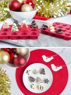 StarPack Premium Silicone Christmas Candy Molds (3 Pack) Perfect for Holiday Candies, Chocolates, Soap, Gummies... N3