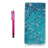 Huawei P8 Lite Case, Firefish Durable Soft TPU Back Case [Soft-Flex] Drop Protection Scratch-Resistant Cover Skin... N55