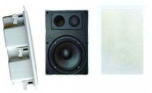 Pyle PDIW87 8&quot; 400-WATT 2-WAY IN WALL ENCLOSED SPEAKER SYSTEM W/ DIRECTIONAL TWEETER