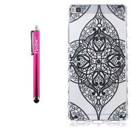 Huawei P8 Lite Case, Firefish Durable Soft TPU Back Case [Soft-Flex] Drop Protection Scratch-Resistant Cover Skin... N67