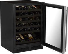Marvel ML24WSG2RB High Efficiency Single Zone Wine Cellar, 24", Black